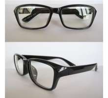 度なしメガネUVカット紫外線防止花粉対策防風眼鏡黒縁メガネ