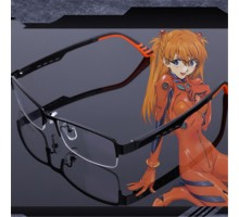 新世紀エヴァンゲリオンEVA 惣流・アスカ・ラングレー コンセプトメガネ　オリジナルcosplayキャラクター眼鏡