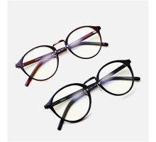 クラシックフレーム眼鏡度なしメガネ度付きレンズ対応女子超軽量TR90ブルーライトカット疲労対策パソコン目保護伊達メガネ