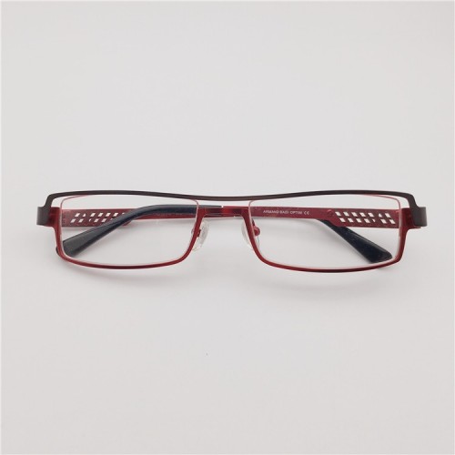 赤メガネ個性的メタルメガネ日本製高級レッドカラー眼鏡チタン