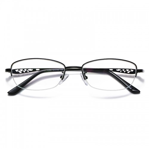 眼鏡 タマゴ型オーバル型メガネ度付きレンズ黒縁メガネ ブランド軽量