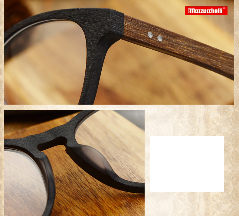 木製眼鏡 京都クラシック丸メガネ木製フレーム大人っぽい知的ウッド 