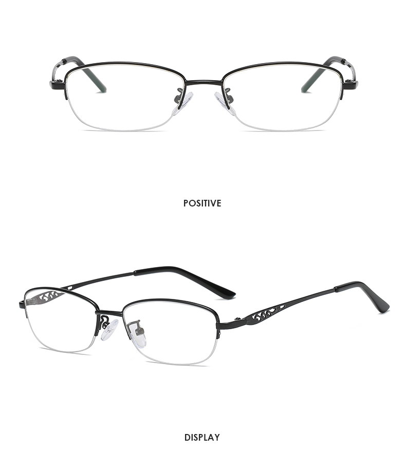 メガネ度付きレンズ黒縁メガネ ブランド軽量チタンめがね
