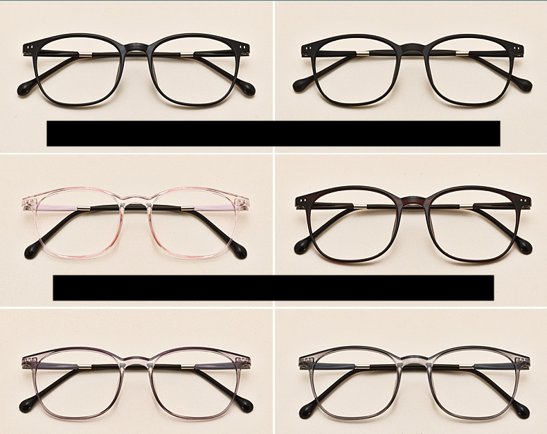 黒ぶち眼鏡 フレーム ブランドTR90素材有名人度付きレンズ