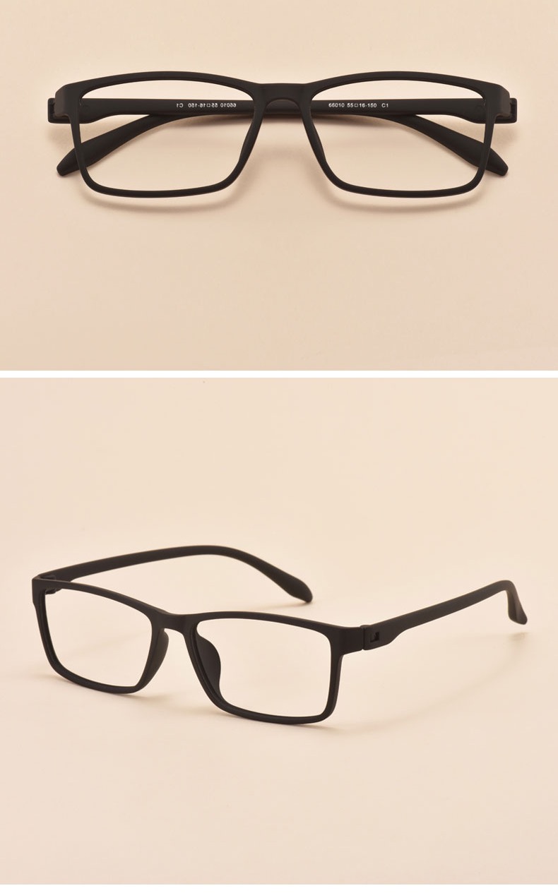 メガネ 黒縁TR90ブルーライトカット眼鏡度付きメガネ スクエア