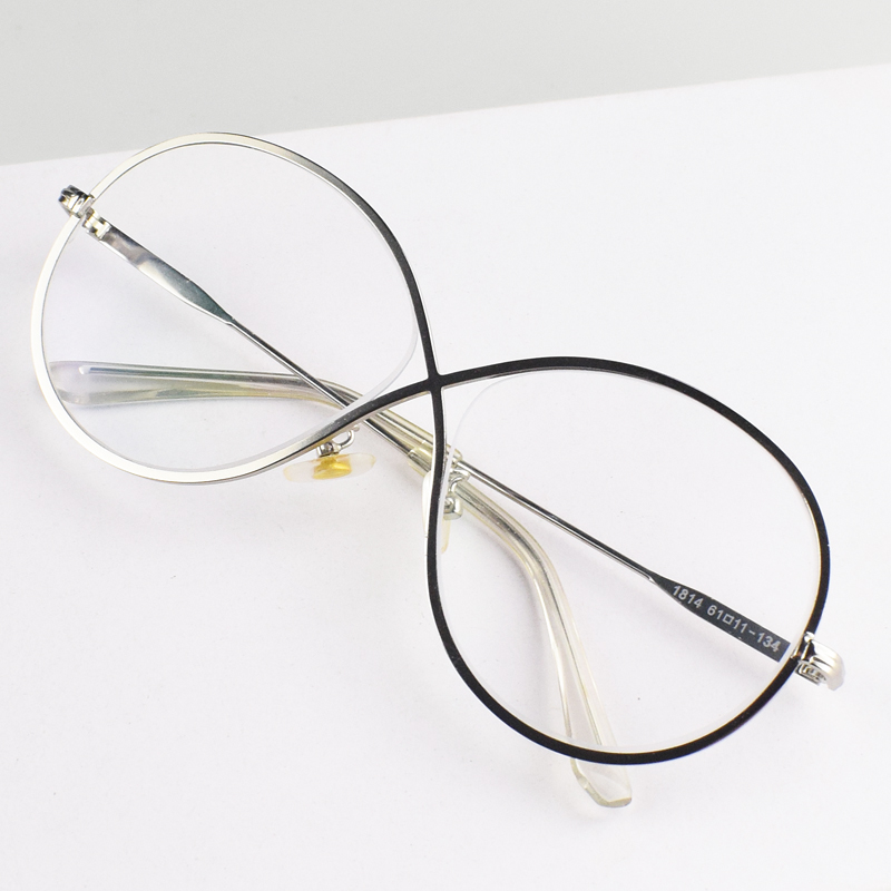 楕円 メガネ度付き個性的大きいフレーム通販眼鏡伊達メガネ
