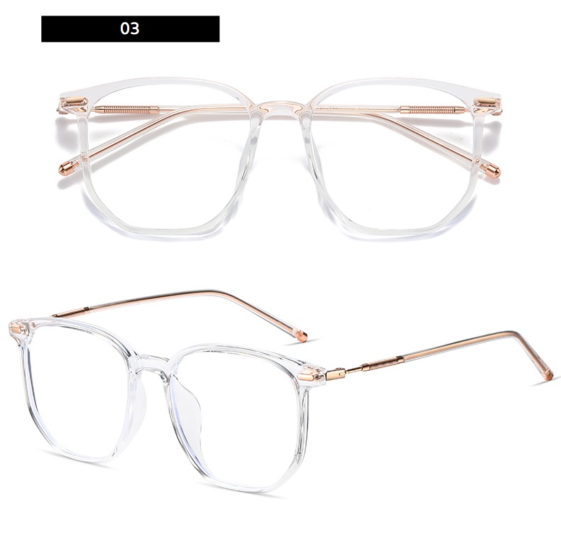大きいフレームメガネ シンプル安い メガネ茶色定番ブランド軽量ウェリントン型