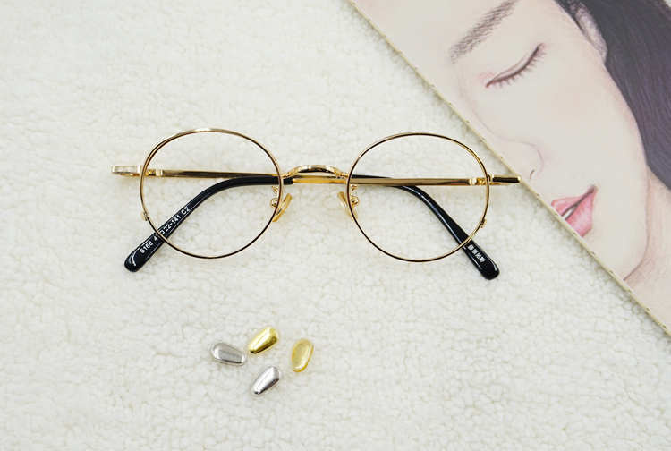 福井眼鏡女子丸いめがね細いフレームメガネ 安い新宿透かし彫り デザイン
