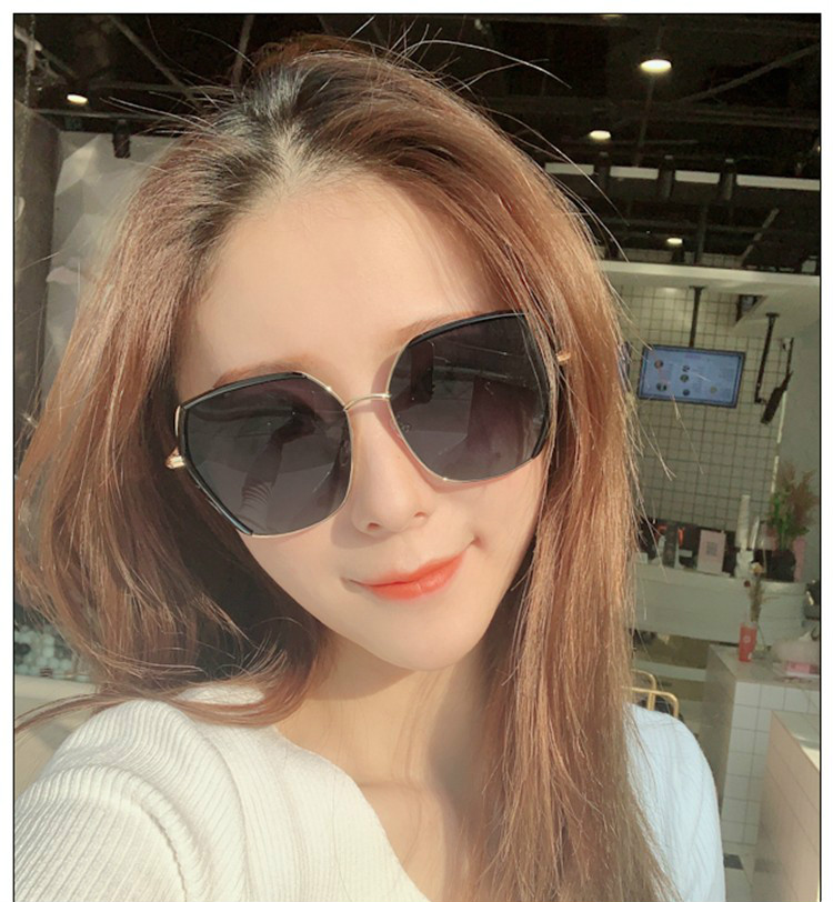 サングラス19人気 ランキング レディースサングラス流行り眼鏡 市場韓国偏光スーパーファッション淡い色カラーレンズサングラス 通販有名人
