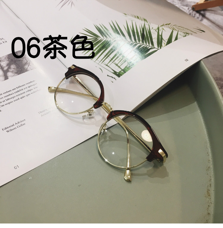 メガネ韓国人気丸い通販 安いメガネおすすめサーモント型