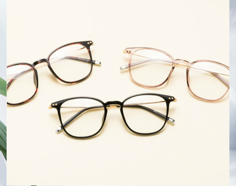 メガネ超軽量tr90大きいフレーム水色メガネ眼鏡レトロ伊達眼鏡
