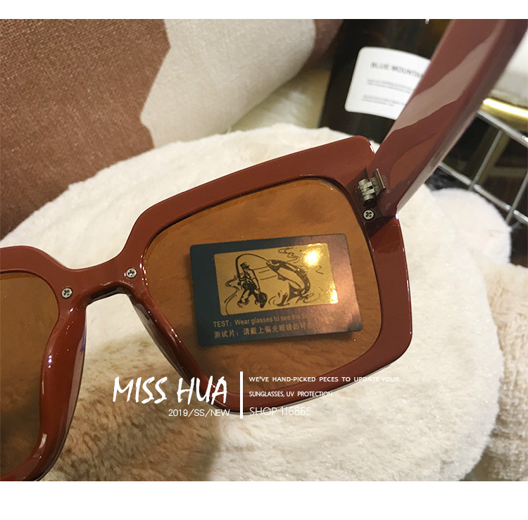 偏光サングラス流行メガネ女子サングラス紫外線カット茶色レンズ メーカー