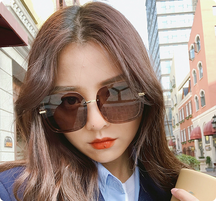 超人気の サングラス 紫外線対策 UVカット モカ 韓国ファッション