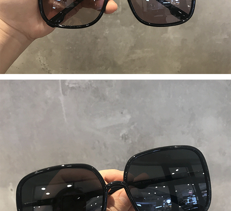 ブランド レディース眼鏡スクエア型セルフレーム四角形サングラス